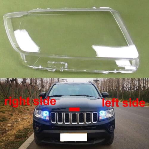 Lampshade Headlamp Cover Glass Lamp Shell lens Headlight Cover Shell For Jeep Compass 2011 2012 2013 2014 2015