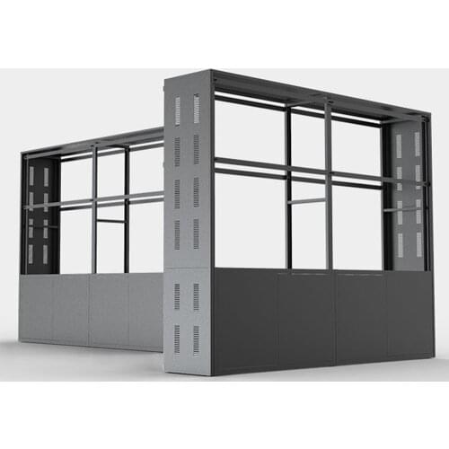 Cold Rolled Sheet Cabinet Type Ultra Narrow Bezel Lcd Video Wall For Advertising Display