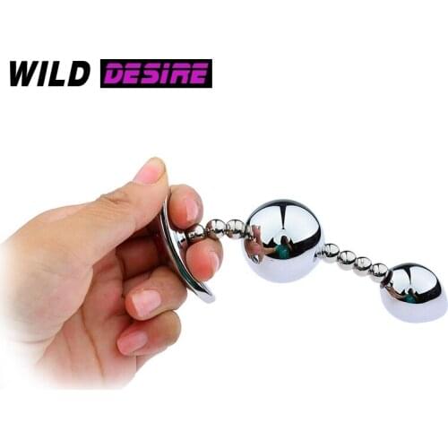 Gay toys Flexible ass plug Elastic butt plug Products For Adults 18 plus toys for sex Samotyk Metal butt plug Steel ball anal