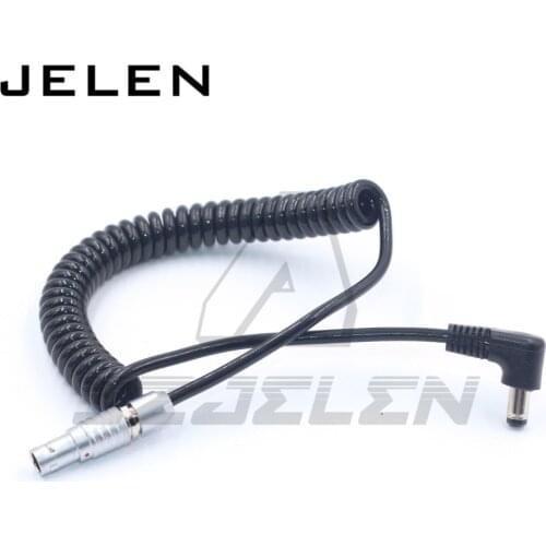 Connector 2pin 12V power to Right Angle DC 5.5x2.5mm Cable for DSLR Rig Power V-Mount Anton ,Monitor power cable