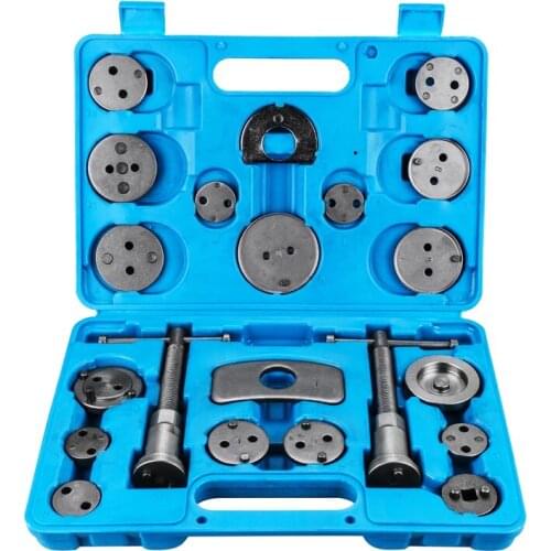 21pcs Universal Auto Car Precision Disc Brake Caliper Wind Back Tool Kit Piston Compressor Wind Back Car Repair Tool Kit
