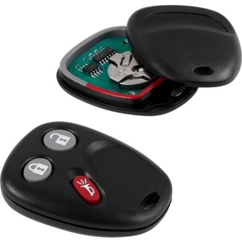 2Pcs 3 Buttons Car Remote Key Shell LHJ011 Fit For G M Hummer H2 Chevrolet Avalanche Tahoe Cadillac Escalade 2003 2004 2005 2006