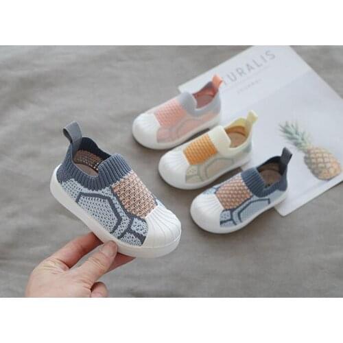 Autumn Size 21-30 Baby Girls Boys Casual Infant Toddler Kids Non-slip Soft Bottom Stitching Color Student Sneakers SDN002036