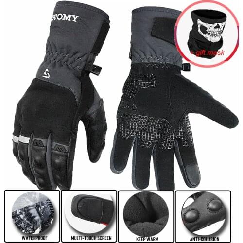 Mens Glove Motorcycle Winter Summer Windproof Waterproof Guantes Moto Motorbike Riding Touch Screen Moto Motocross Gloves