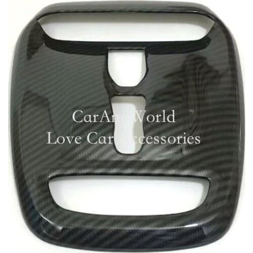 Carbon Fiber Front Reading Light Cover Read Lamp Frame Trims For Volvo XC90 2015-2020 S60 V60 S90 V90 2017-2020 Car Accessories