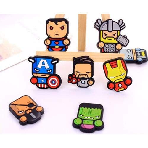 Marvel series Avengers alliance film and television animation magnetic soft glue refrigerator paste Spider Man Iron Man etc