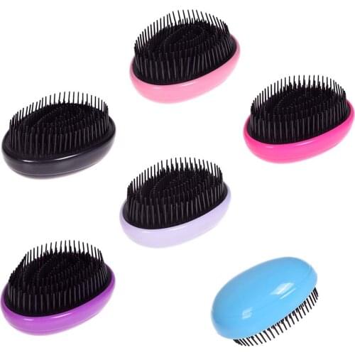 Hair Brush Egg Shape hairbrush Anti Static Styling Tools Hair Brushes Detangling Comb Salon Hair Care comb For Travel Accessorie