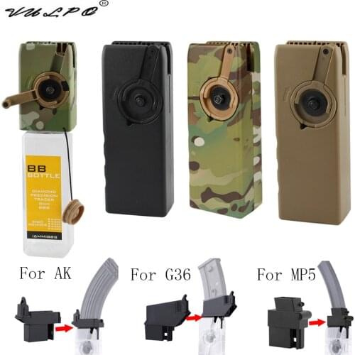 VULPO Airsoft Paintball M4 BB Speed Loader 1000 Rounds Hand Crank Military Quick Loader Hunting Paintball Accessories