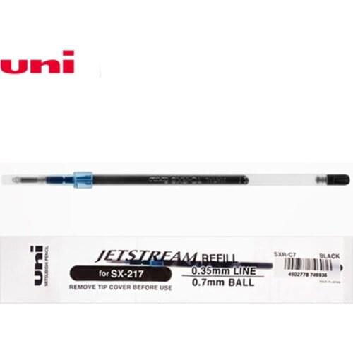 12 Pieces Japan UNI Jetstream Series Smooth Ballpoint Pen Refill SXR-C7 0.7MM For SX-217
