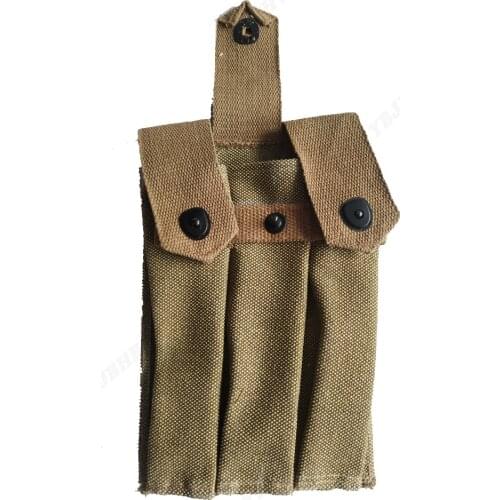WW2 US Army pouch Thompson 3 Cell Magazine Pouch Molle Pouch Replica World War