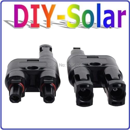 T-branch Connector male and female, Solar Panel Connector used for PV Cable 2.5mm2 4mm2 6mm2 solar