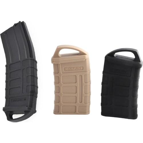 Tactical M4/M16 Fast Magazine Rubber Holster 5.56 Mag Bag Sleeve Rubber Slip Cover Gun Airsoft Cartridge Hunting Accessories