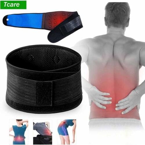 1Pcs Adjustable Tourmaline Self heating Magnetic Therapy Waist Support Belt Lumbar Back Waist Brace Double Band Health Care
