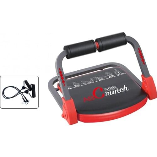 Core & Abs Exercise Trainer, Total Body Workout Muscle Building Crunch Training Machine with Resistance Bands