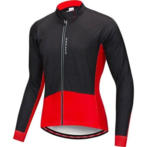 WOSAWE Winter Windproof Water Repellent Reflective Moto Cycling Jacket Warm Mountain Bike Lengthen Cuff Men Women Warm Jacket
