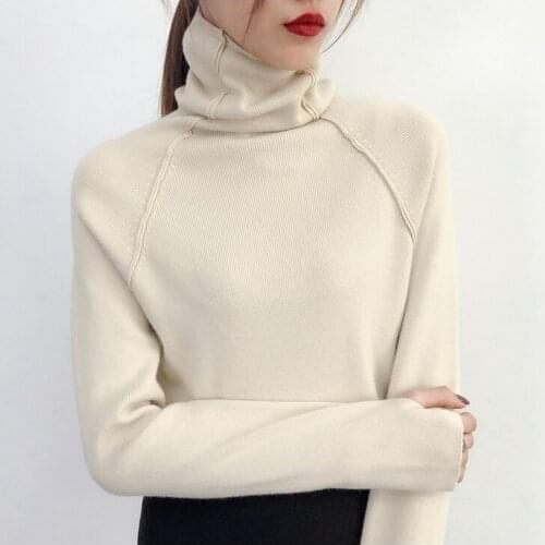Turtleneck Winter Sweater Women 2021 Autumn Harajuku Jumper Tops Female Pull Femme Hiver Long Sleeves pullover Sweaters
