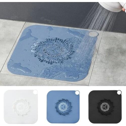 1PC Floor Drain Cover Anti Clogging Silicone Filter Screen Floor Drain Pad Household Home Supplies Kitchen Bathroom Sink Supply