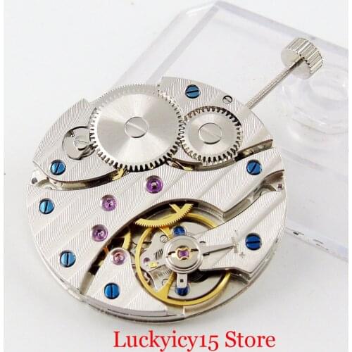 17 Jewels Stainless Steel 6497 ST3600 Mechanical Hand Winding Movement Mens Watch