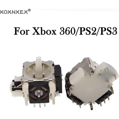 2pcs Gamepad Replacement 3D Analog Joystick Module Repair Parts Accessories for Xbox 360 Wireless Gaming Controller