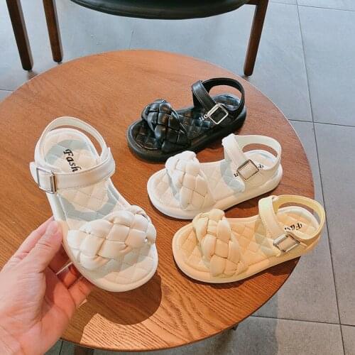 2021 Fashion Children Sandals Casual Kids Increase Shoes Elegant Girls Sandals For Girls Shoes New Breathable Princess Shoes