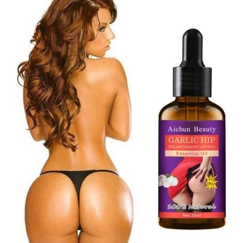 30ML Garlic Sexy Hip Buttock Enlargement Essential Oil Cream Effective Lifting & Firming Hip Lift Up Butt Beauty Big Ass