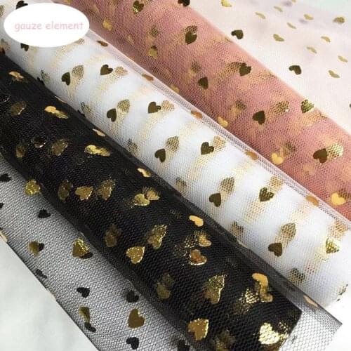 4.5m*50cm/Roll Loving Heart Yarn Packaging Florist Decorate Materials DIY Flowers Bouquet Gift Box Wrapping Craft Supplies Paper