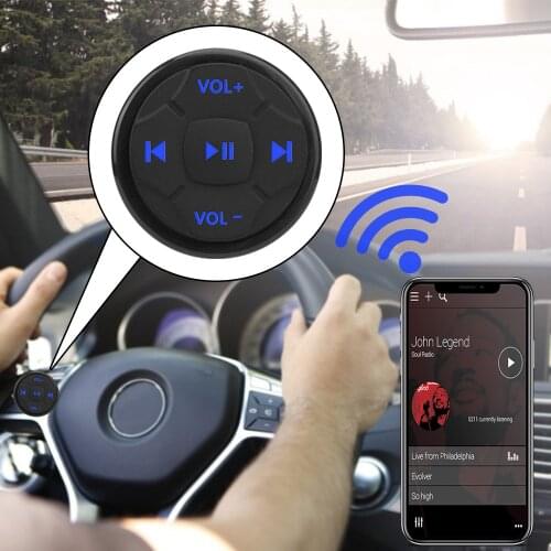 5 Keys Media Volume Button for Android IOS Remote Control Button Car Steering Wheel Wireless Bluetooth Universal Car Kit Styling