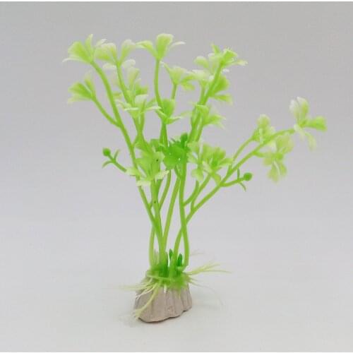 3*11cm Underwater Artificial Aquatic Plant Ornaments Aquarium Fish Tank Water Grass Decor Landscape Decoration 6 Pcs