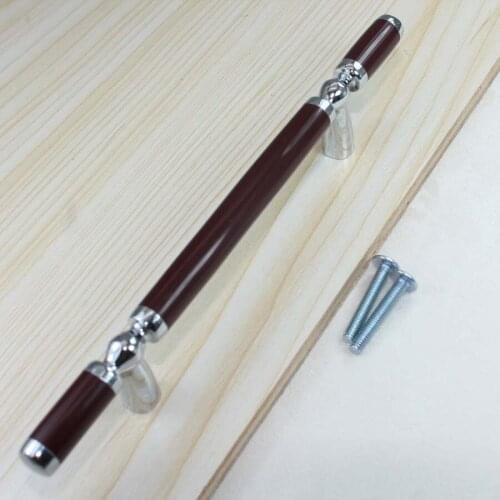 96mm modern fashion furniture handes shiny silver kitchen cabinet drawer pull knob red chrome dresser cupboard door handles pull