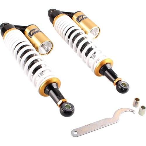 2PCS 14.75" 375mm Air Nitrogen Rear Shock Absorbers Suspension For Quad Go Kart