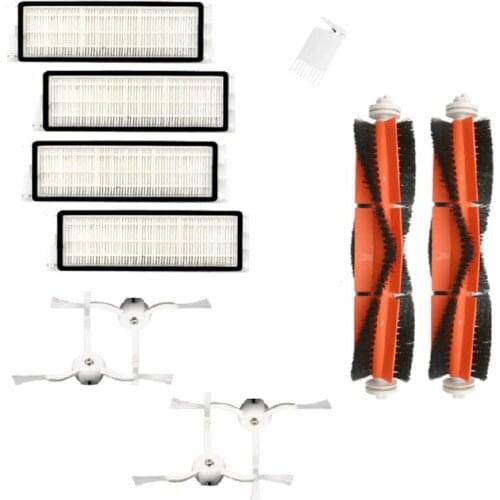 HEPA Filter + Side Brush + Main Brush for Xiaomi Vacuum for Roborock S1 S2 S50 Robot Vacuum Cleaner Parts Accessories