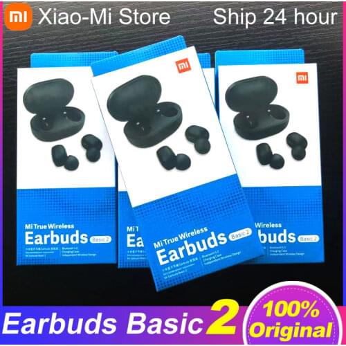 Global Version Xiaomi Redmi Airdots 2 Earphone Air2 SEWireless Headphones Mi Earbuds Basic 2 Game Mode Automatic Link Ai Control
