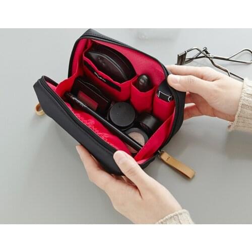 2021 New Women Cosmetic Bag Solid Color Korean Style Makeup Bag Pouch Toiletry Bag Waterproof Makeup Organizer Case Dropshipping