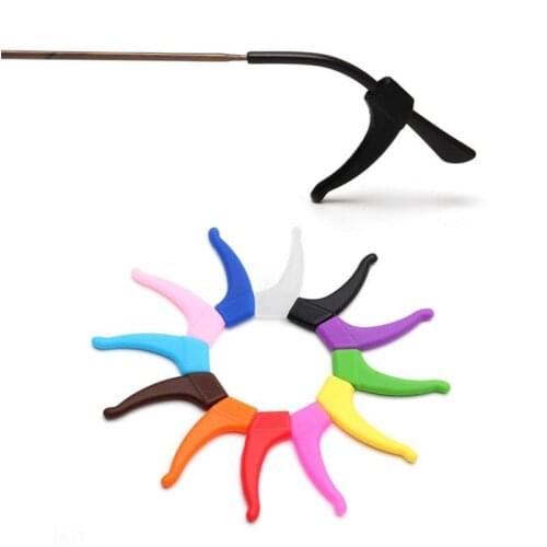 Fashion Anti Slip Ear Hook Eyeglass Eyewear Accessories Eye Glasses Silicone Grip Temple Tip Holder Spectacle Eyeglasses Grip