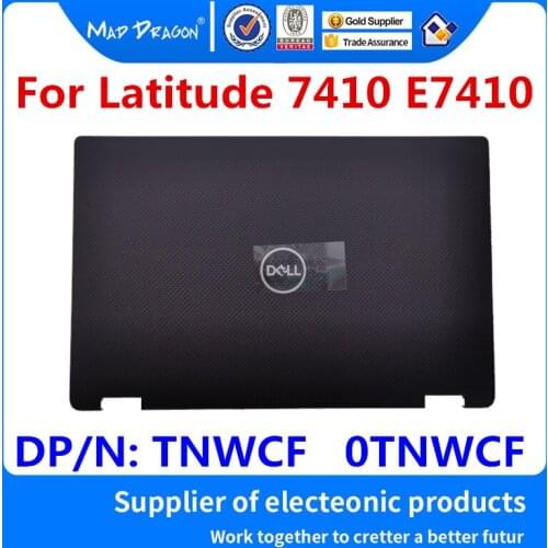 NEW original Laptop LCD Rear Cover LCD Top Shell Screen Lid black For Dell Latitude 7410 E7410 DP/N: TNWCF 0TNWCF AQ2U9000101
