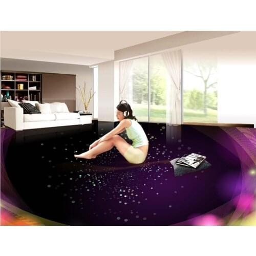 3D stereoscopic Ambilight 3d floor wallpapers 3D stereoscopic wallpaper floor Waterproof floor mural painting