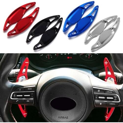 For Kia Stinger CK K8 2018 2019 2020 Car Steering Wheel Paddle Shifter Extension Shift Aluminum Alloy