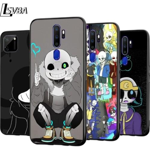 Undertale Sans Anime For OPPO A5 A9 A7 A11X A1K A12 A12E A31 A32 A53 A53S A72 A73 A93 AX7 Pro 2020 2018 5G Phone Case