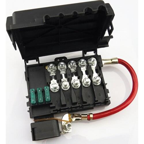 SCJYRXS NEW Battery Fuse Box 1J0 937 617 D For Golf MK4 Bora Beetle Seat Leon Toledo Octavia A3 S3 1J0937617D