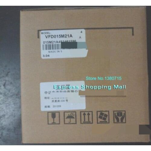 VFD015M21A Input 1ph 220V Output 3ph Inverter Vfd015m21a 0~240V 7A 0.1~400Hz 1.5KW 2HP