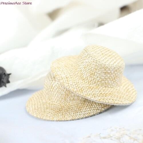 Knit Sun Caps Cute Doll Hat Hairpin Accessories Jewelry Finding Diy Handmade Material 2pcs