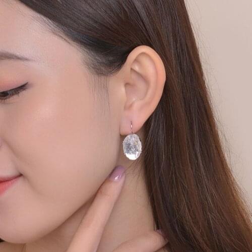 ZHOUYANG Earrings With Stones Female Korean Style AAA+ Cubic Zircon Women Jewelry Accessories Wholesale Gifts For Girls KBE154