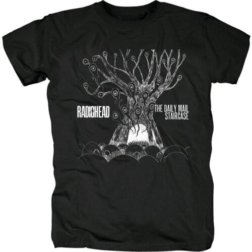 17 designs Summer Style Radiohead Punk Rock Black T shirt 3D mma fitness 100%Cotton Heavy Metal print Tshirt men women