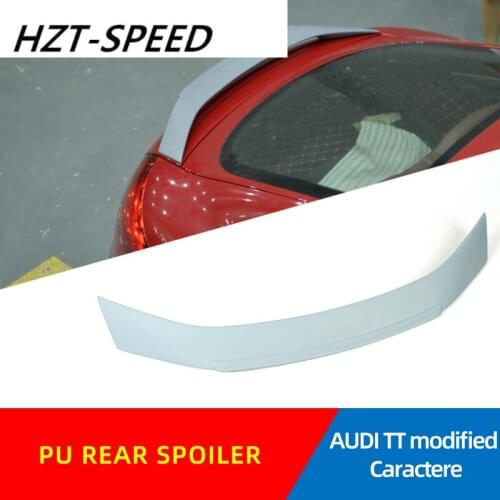 2007 - 2012 For AUDI TT Modified into Caractere PU Rear Window Roof Spoiler Rear Roof Spoiler for AUDI
