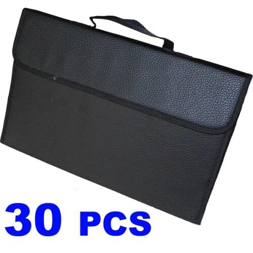 30 PCS package leather professional hair scissors bag, 30 PCS shears sample package, hair scissors case