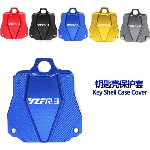 Motorcycle Accessories CNC Key Cover Cap Creative Products Keys Case Shell For Yamaha YZFR3 YZF R3 2015-2018 2017 2016 YZF-R3