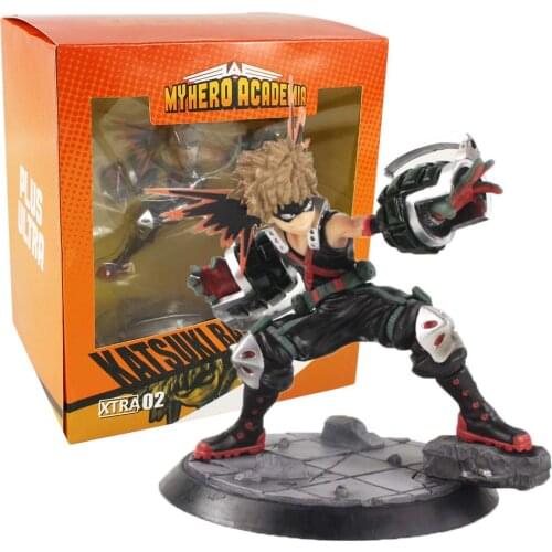 15cm Anime My Hero Academia Katsuki Bakugo XTRA 02 PVC Action Figure Collectible Model Toy for Kids