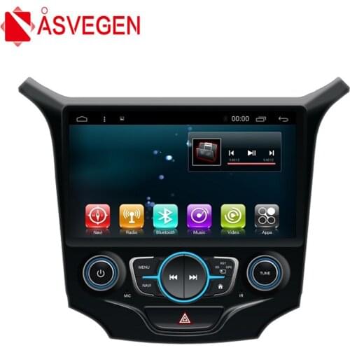 Asvegen 9 inch Android 7.1 Quad Core Car Bluetooth Wifi Radio Multimedia GPS Navigation Auto GPS Player For Chevrolet Cruze 2015