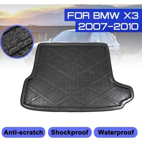 For BMW X3 2007 2008 2009 2010 Car Rear Trunk Boot Mat Waterproof Floor Mats Carpet Anti Mud Tray Cargo Liner