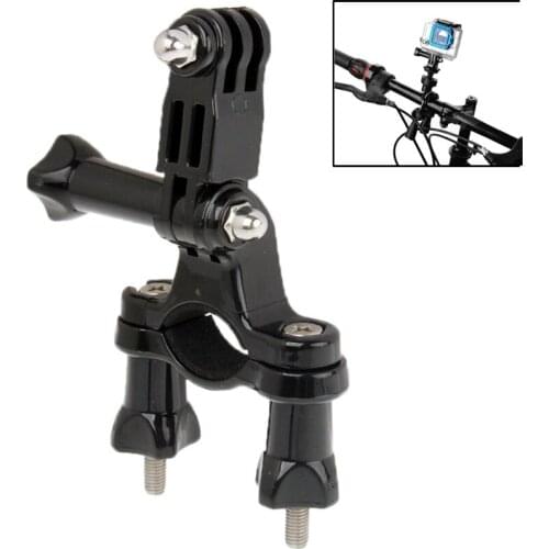 For Gopro Mount Accessories for Go Pro Bike Holder Adapter Set Handlebar For Gopro camera hero 3 3+ 2 hd Black